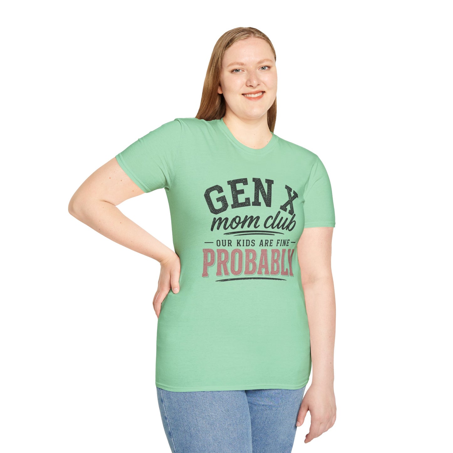 Gen X Mom Club “Our Kids Are Fine Probably” Graphic Tee