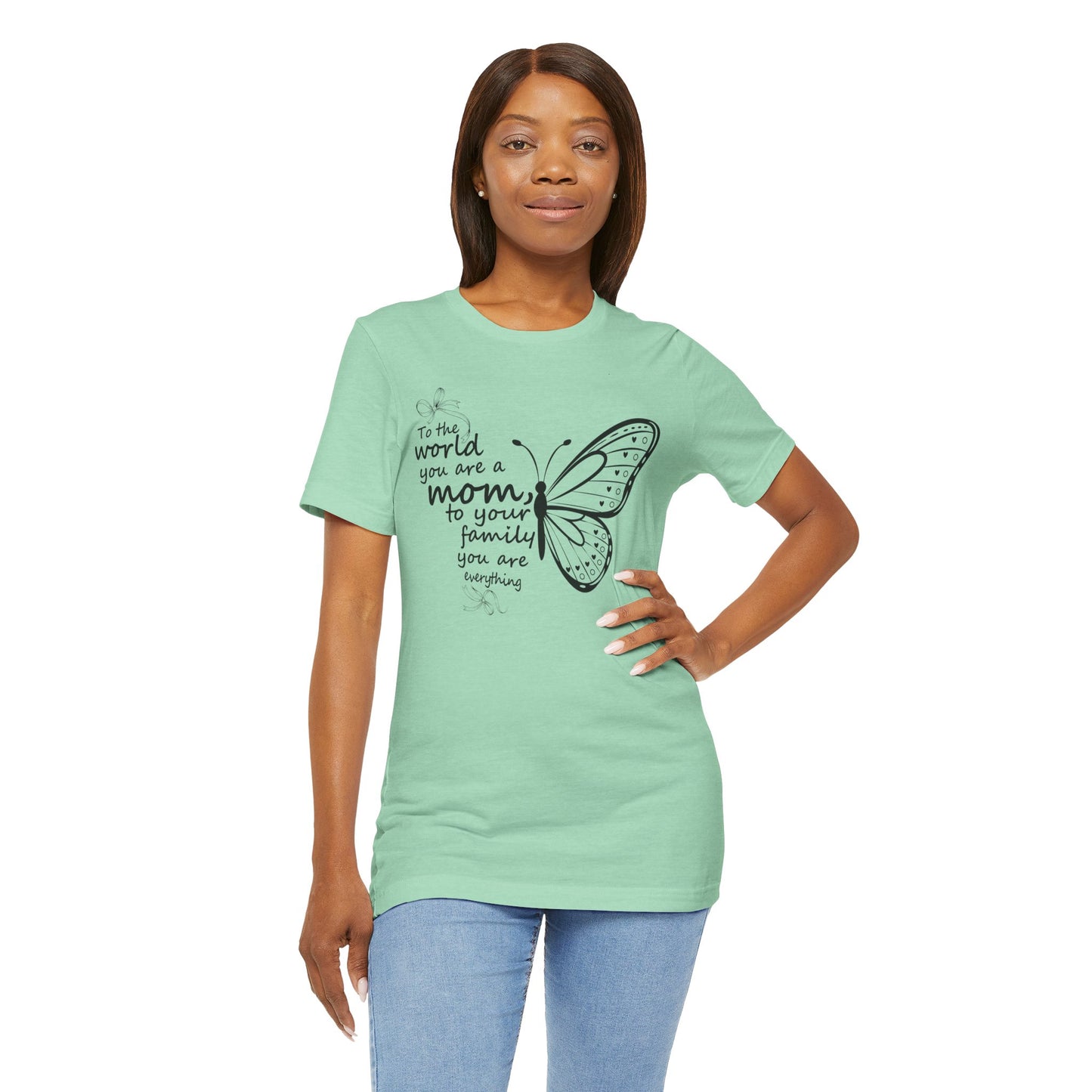 Mother Butterfly Script Graphic Tee