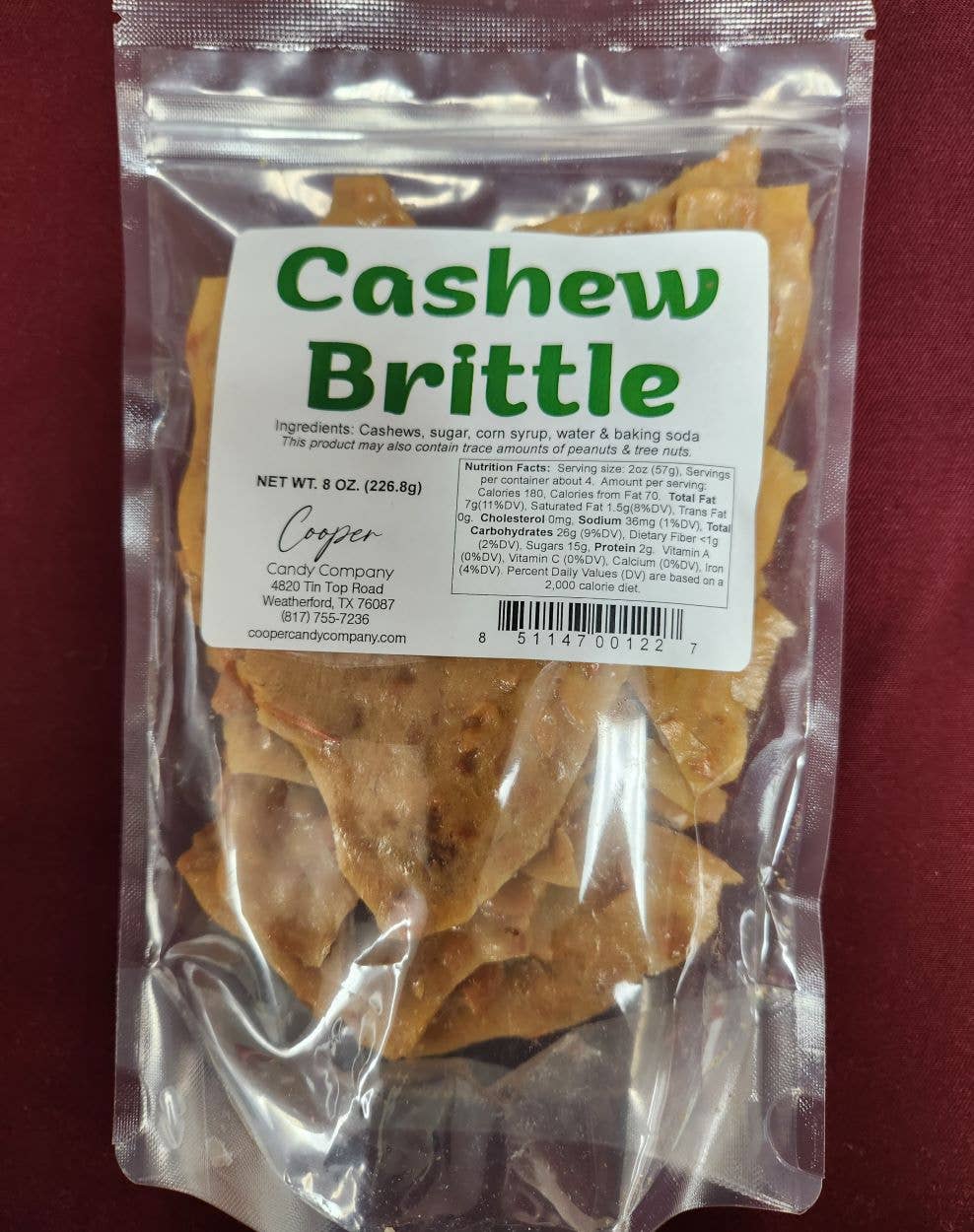 Southern Cashew Brittle