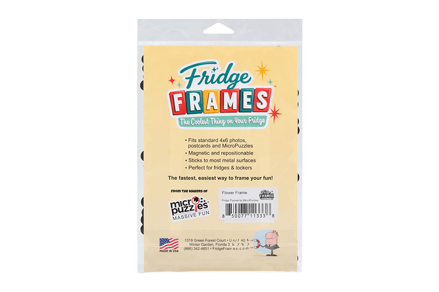 Flower Power Magnetic Fridge Frame
