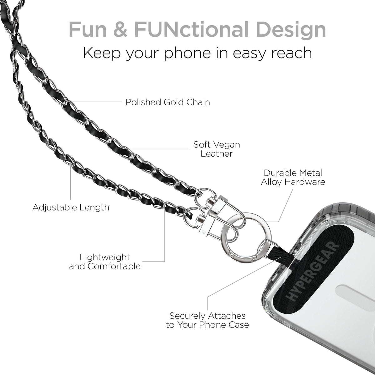 Linked Up Crossbody Phone Chain