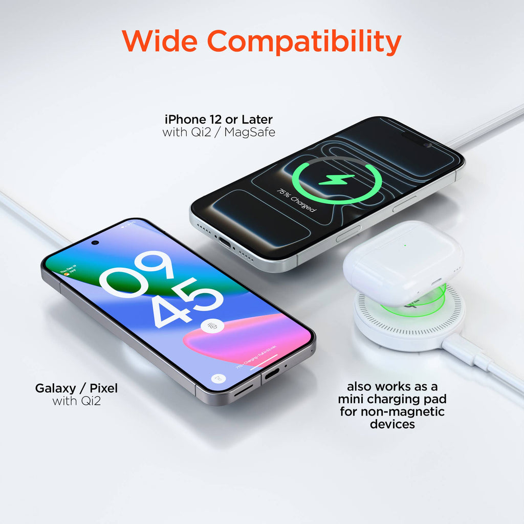 Snap & Charge 15W Magnetic Wireless Charger