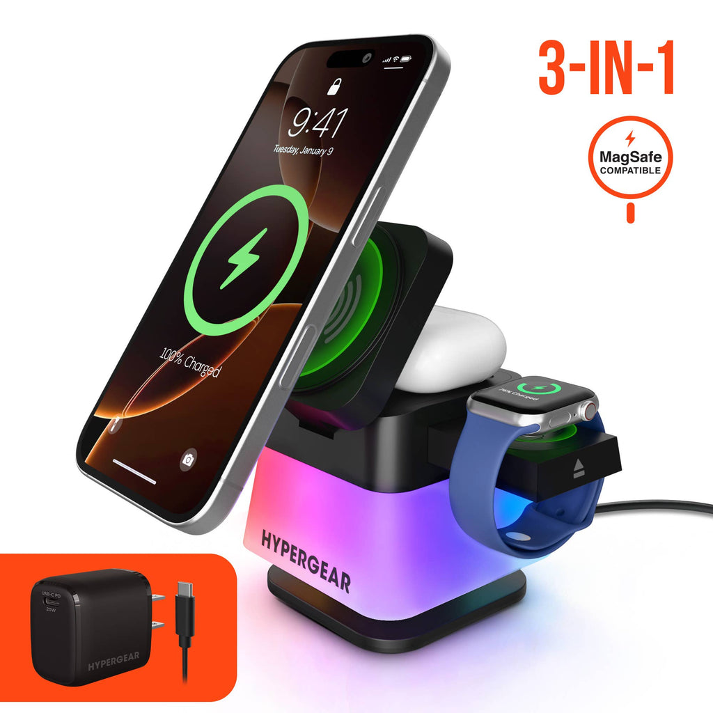 Power Up & Fold 3-in-1 Charging Cube