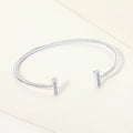 Silver Lining Cuff Bracelet