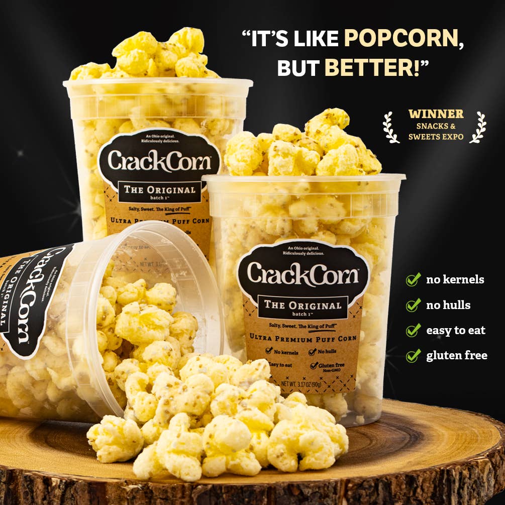 Crack Corn Sea Salt Caramel Puffy Pop