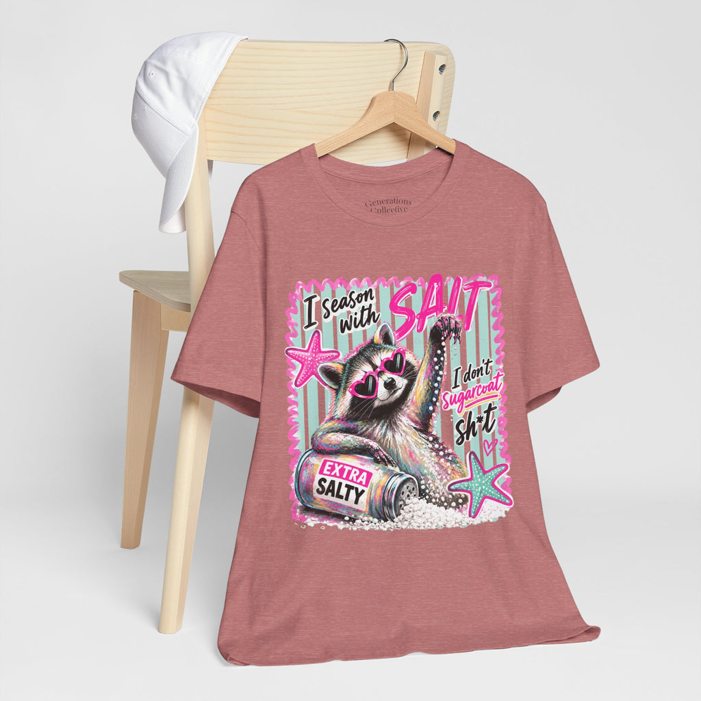 Seasoned With Salt Raccoon Tee