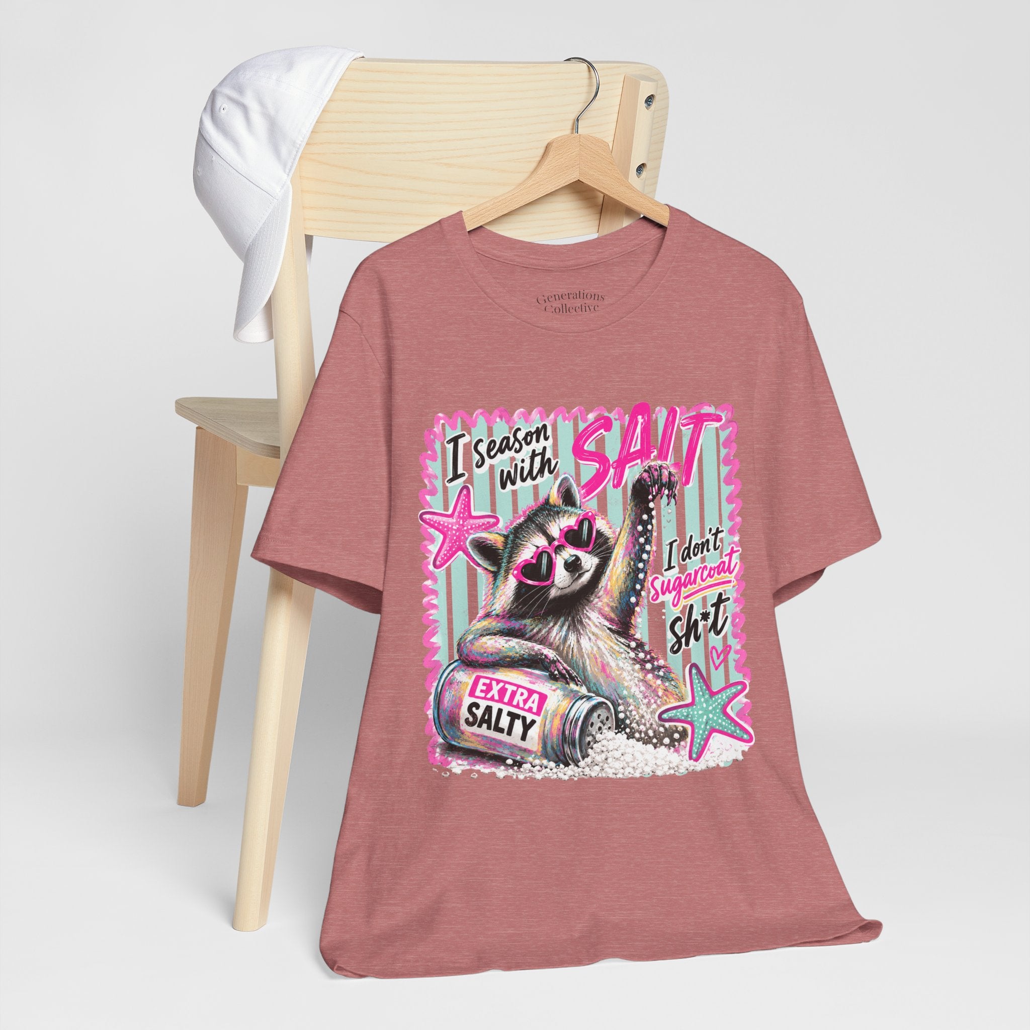 Seasoned With Salt Raccoon Tee