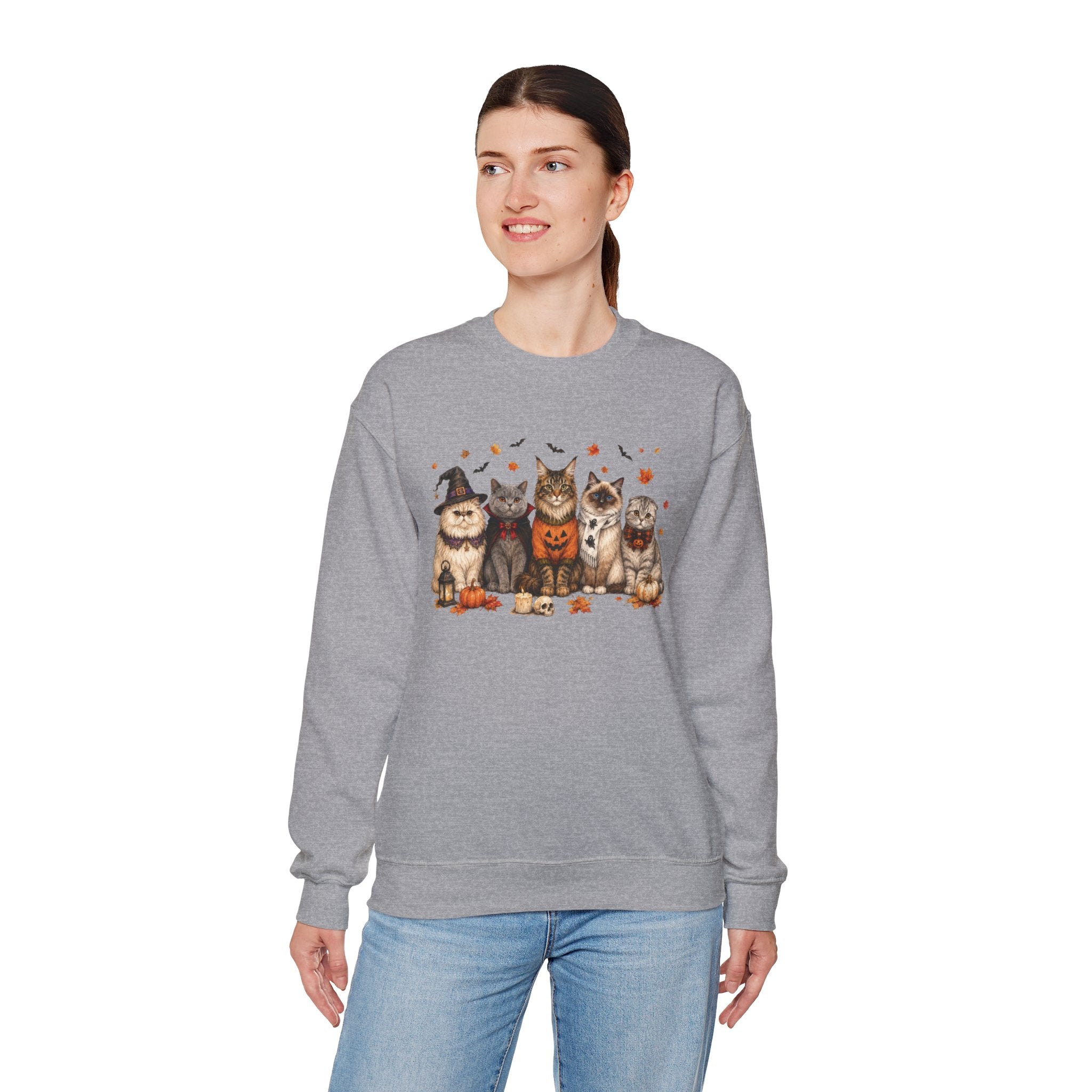 Happy Meow-O-Ween Sweatshirt