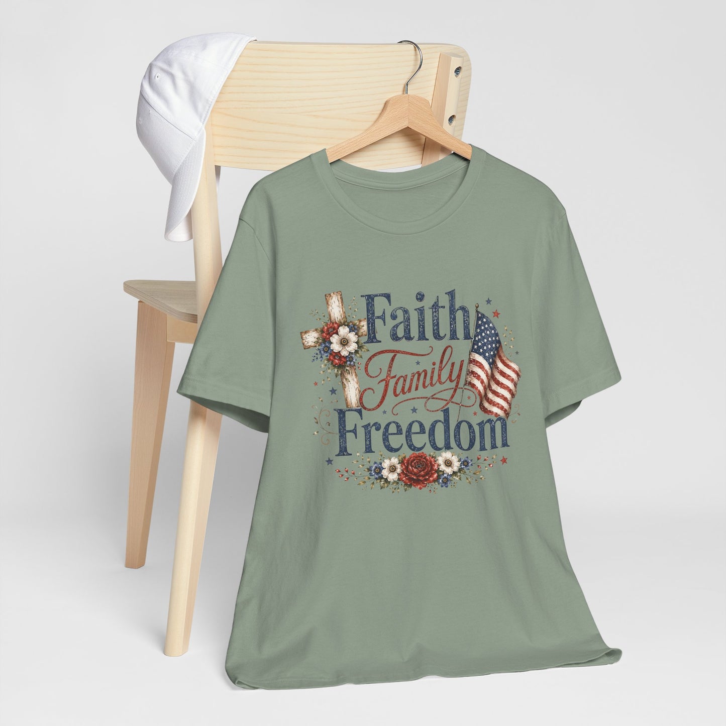 Faith Family Freedom Graphic Tee