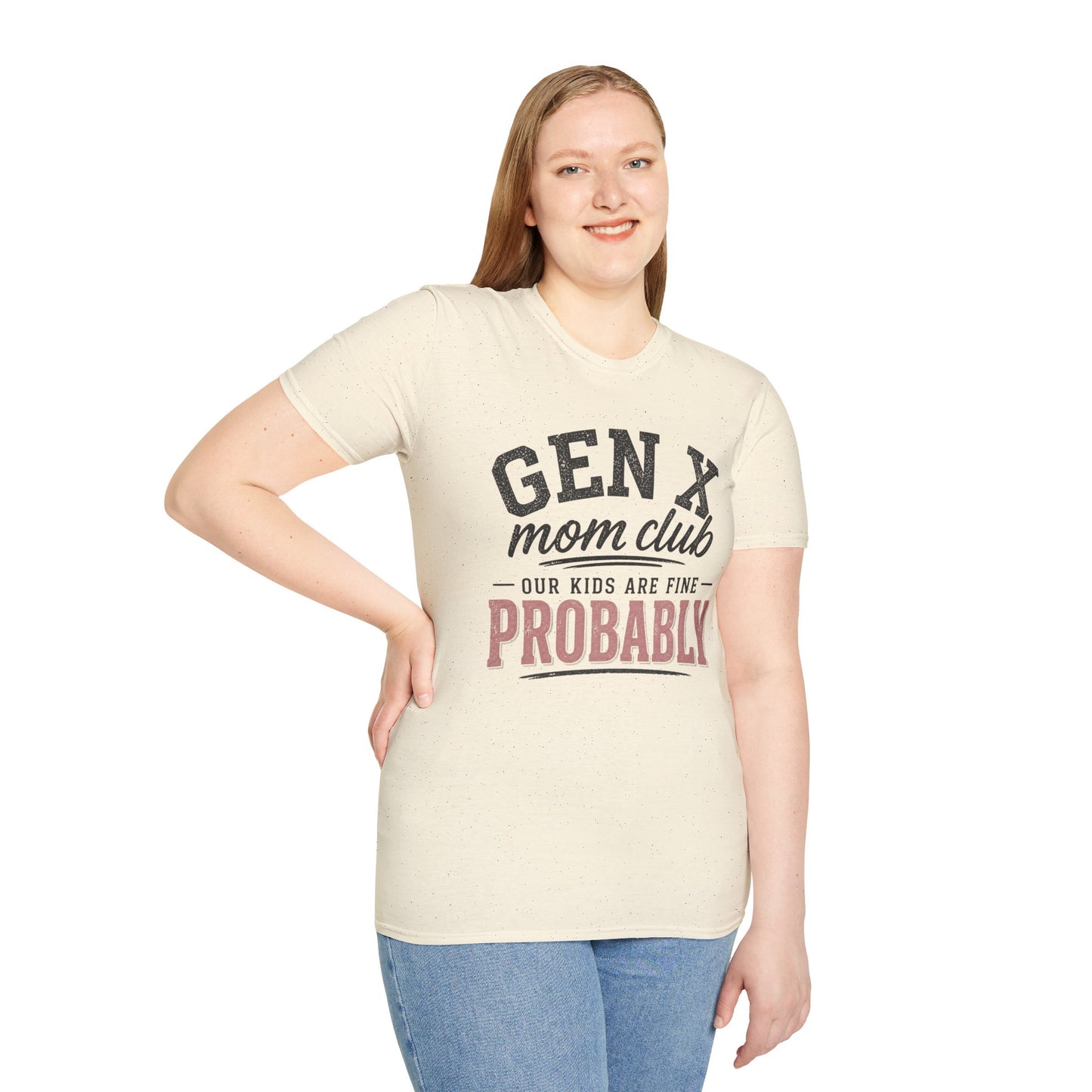 Gen X Mom Club “Our Kids Are Fine Probably” Graphic Tee