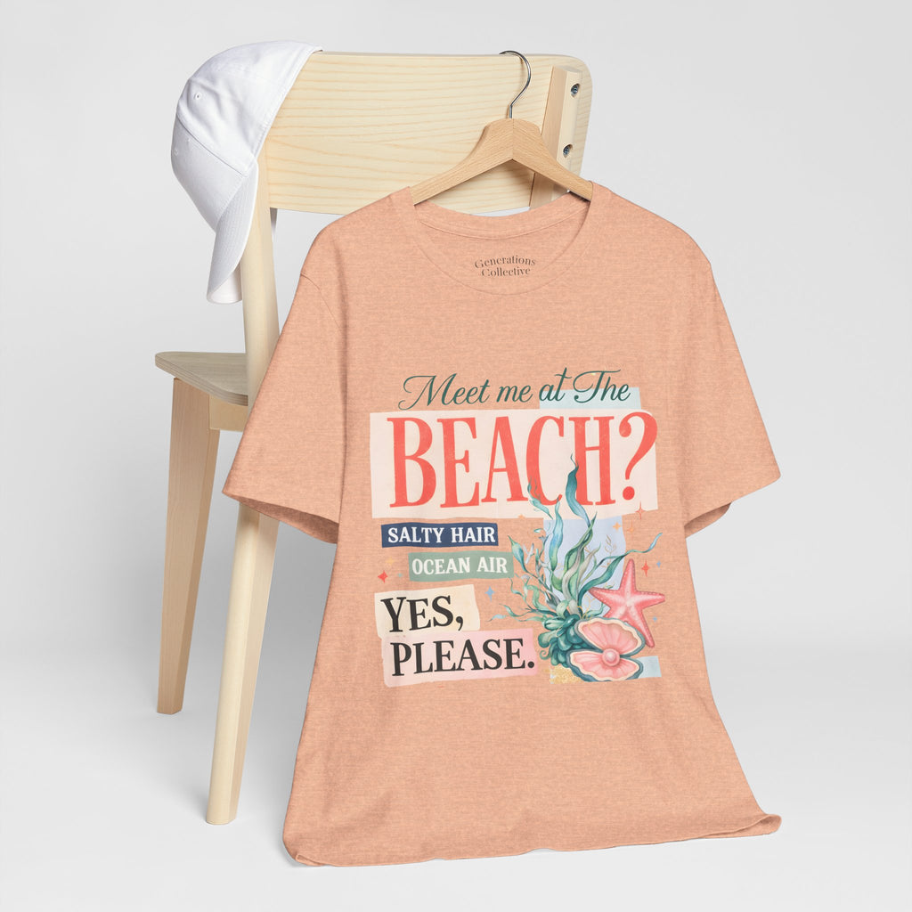 Meet Me At The Beach Coastal Tee