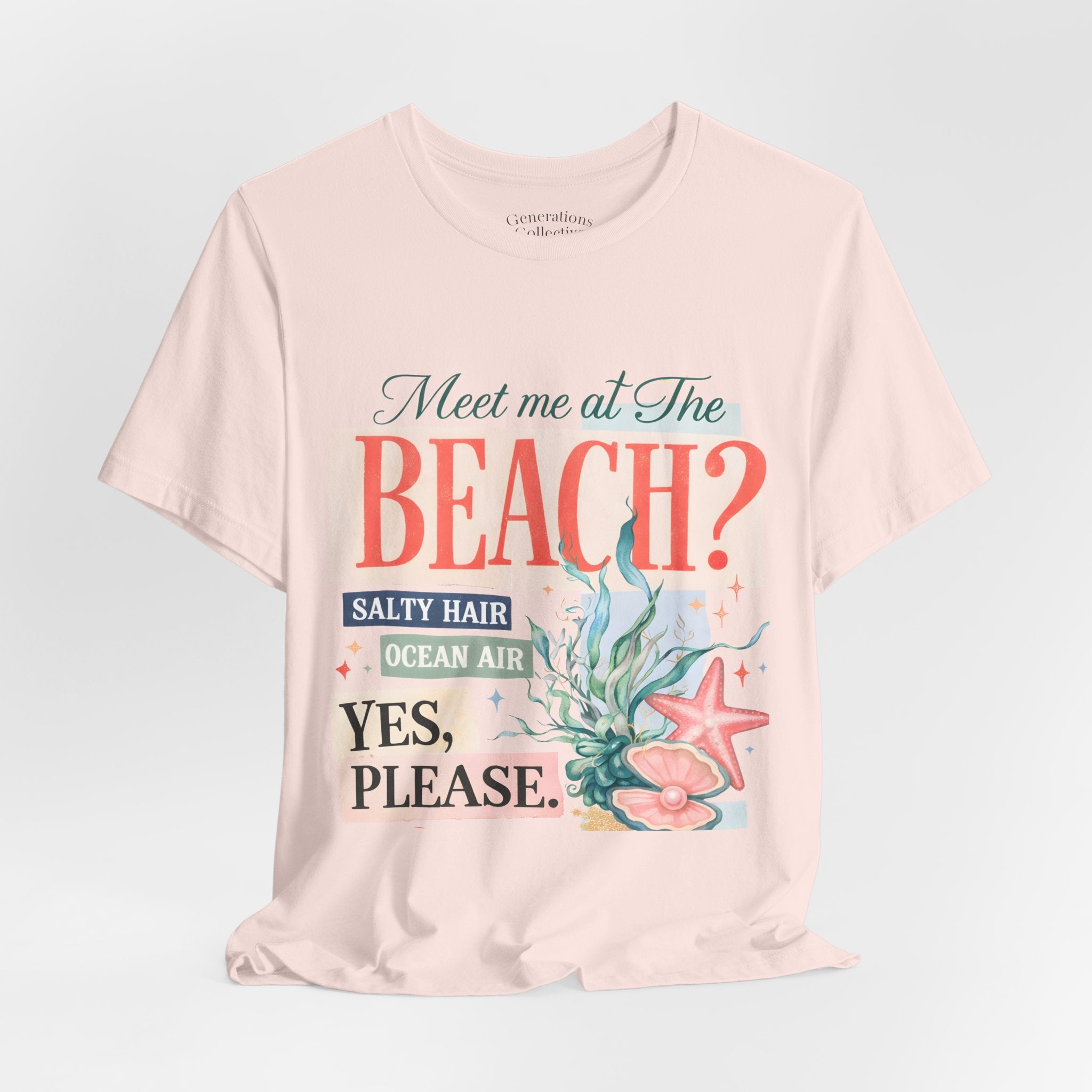 Meet Me At The Beach Coastal Tee