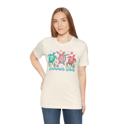 Summer Vibes Turtle Graphic Tee