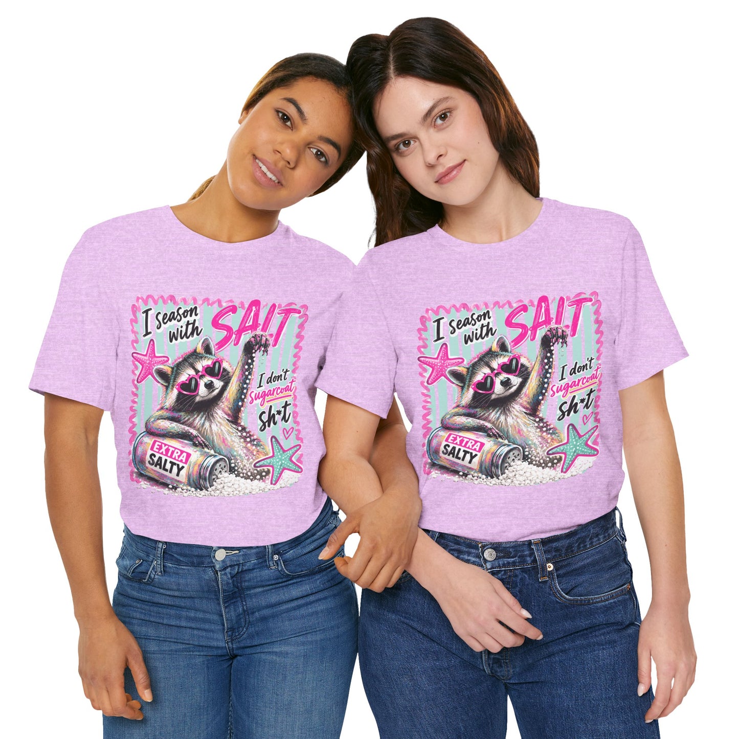 Seasoned With Salt Raccoon Graphic Tee