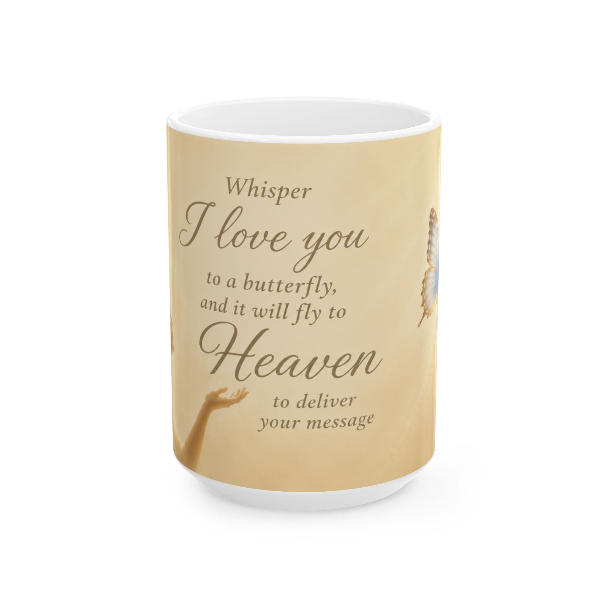 Carried On Butterfly Wings Mug