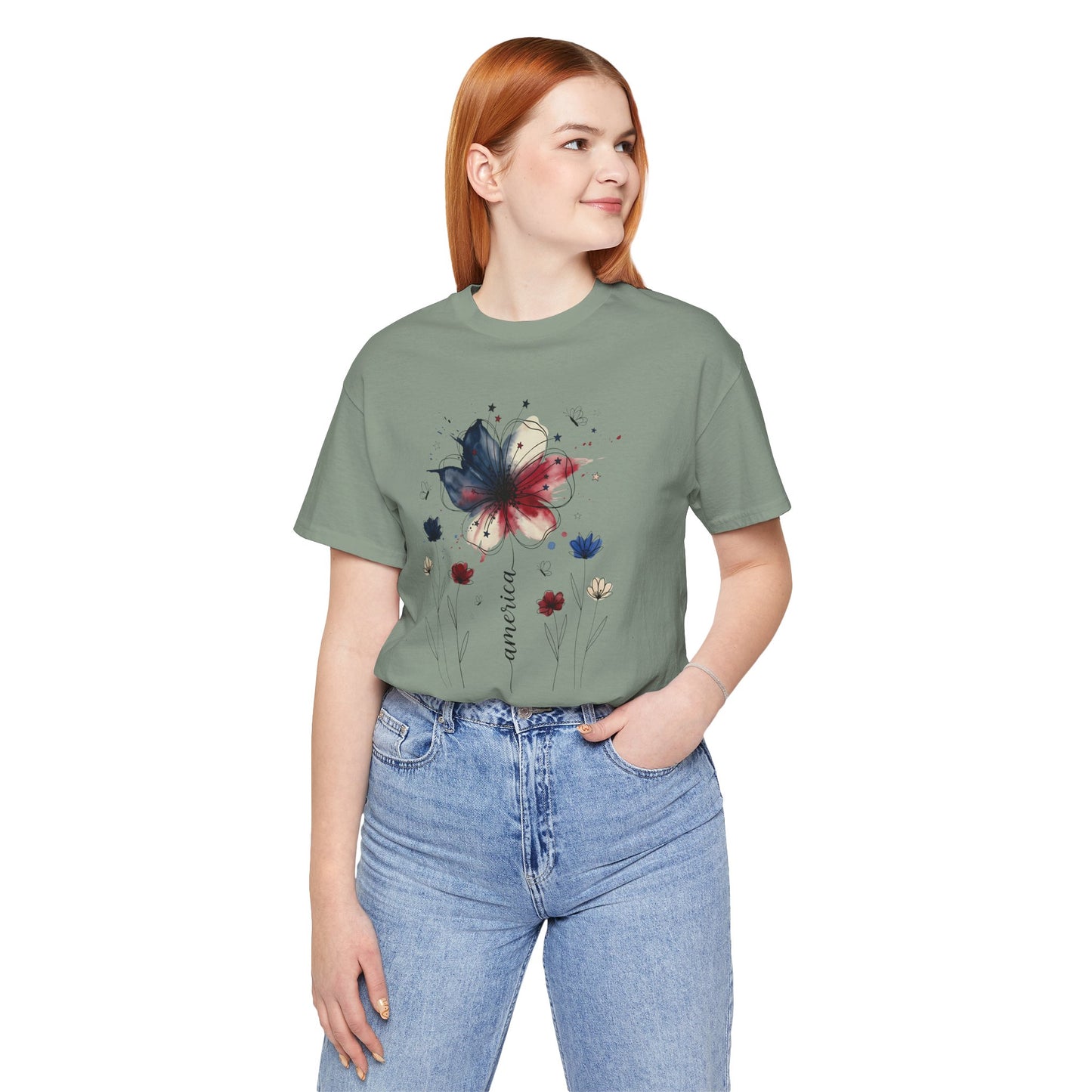 America Bloom Graphic Tee
