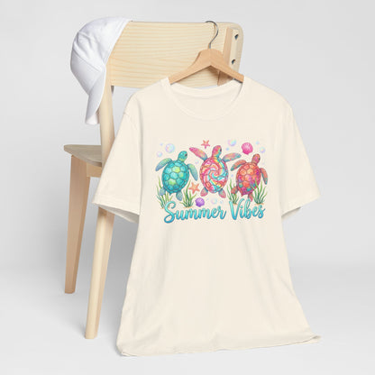 Summer Vibes Turtle Graphic Tee