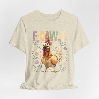 Rooster Floral F-CAW-F Graphic Tee
