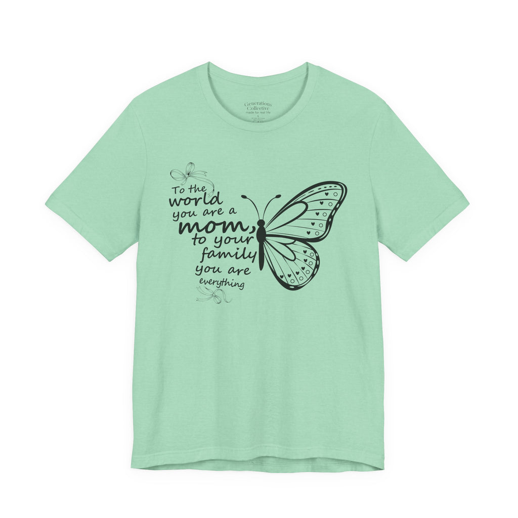 Mother Butterfly Script Graphic Tee