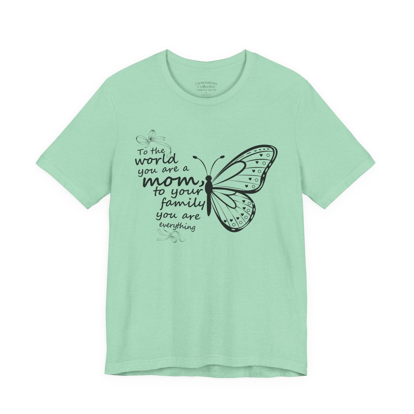 Mother Butterfly Script Graphic Tee
