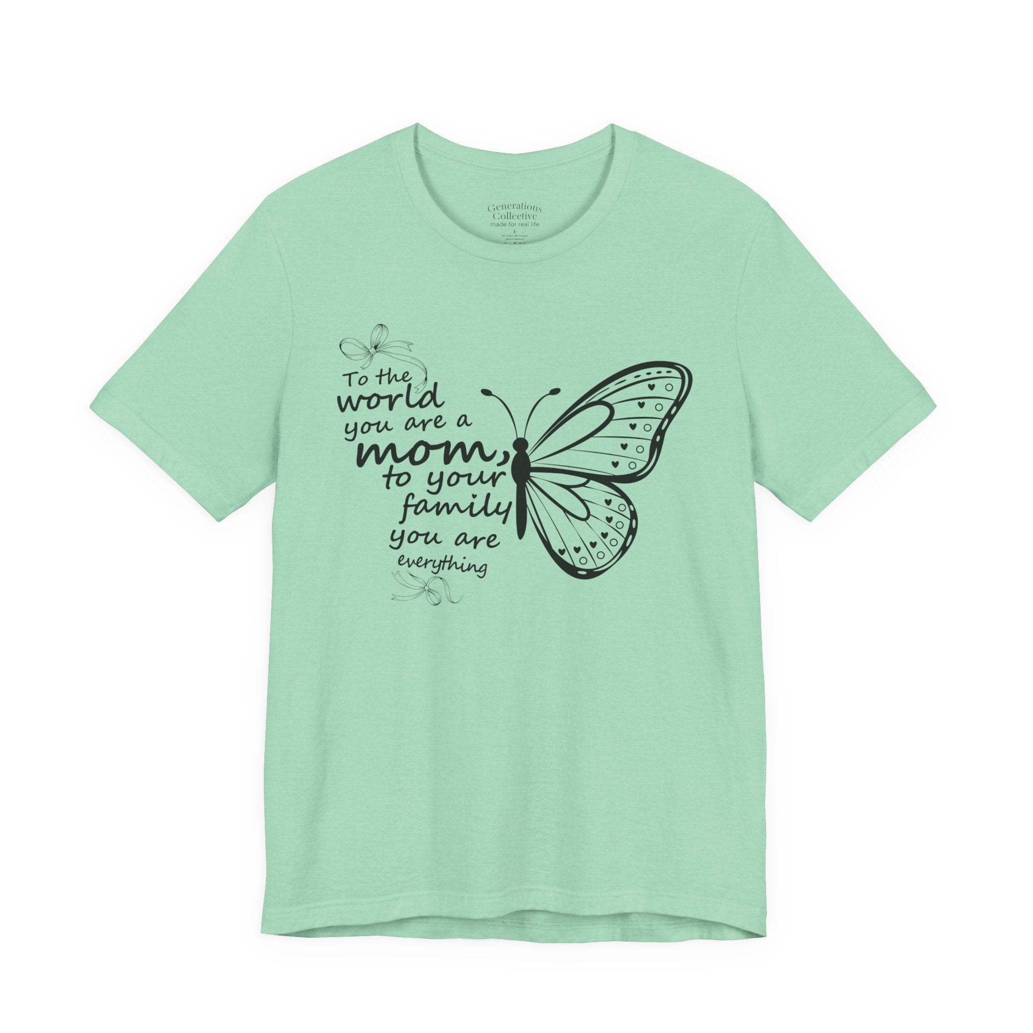 Mother Butterfly Script Graphic Tee