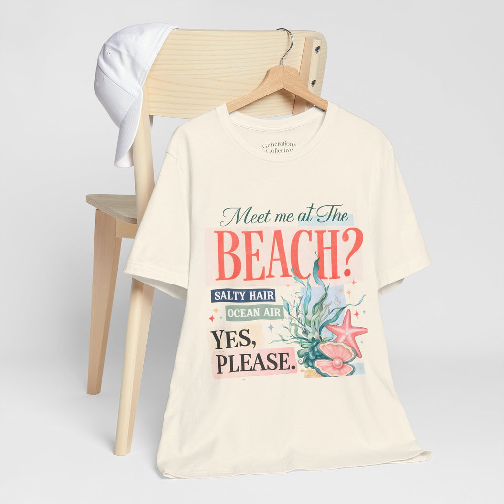 Meet Me At The Beach Coastal Tee