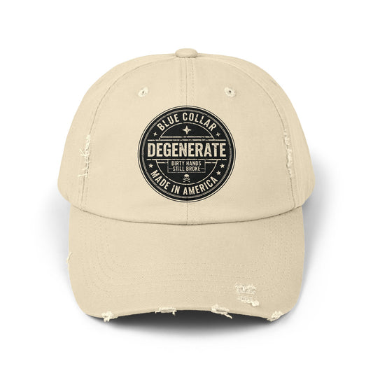 Distressed Degenerate Baseball Cap