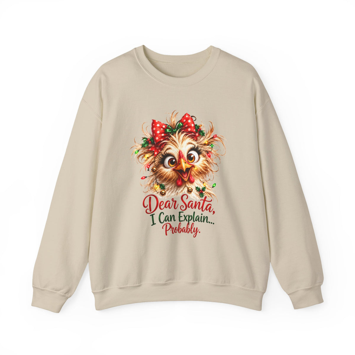 Dear Santa Chicken Sweatshirt