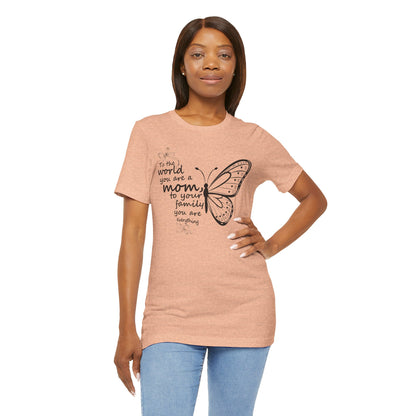 Mother Butterfly Script Graphic Tee