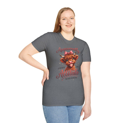 Apparently I Have An Attitude Graphic Tee
