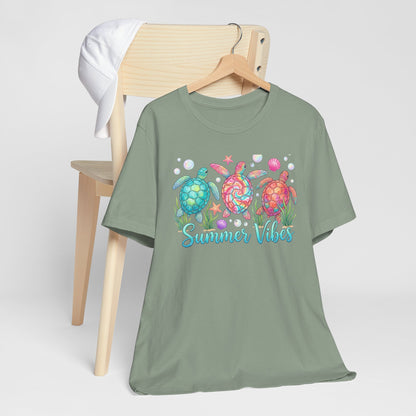 Summer Vibes Turtle Graphic Tee