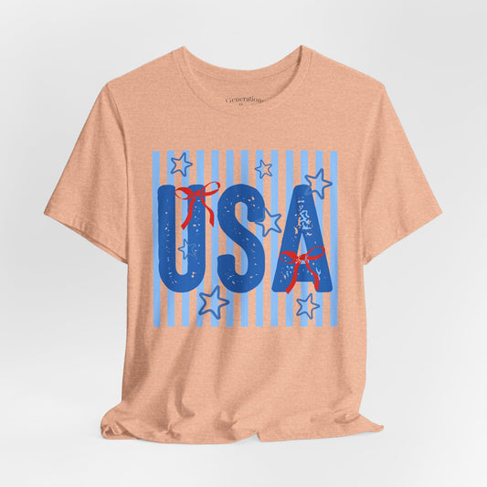 USA Stars Graphic Tee