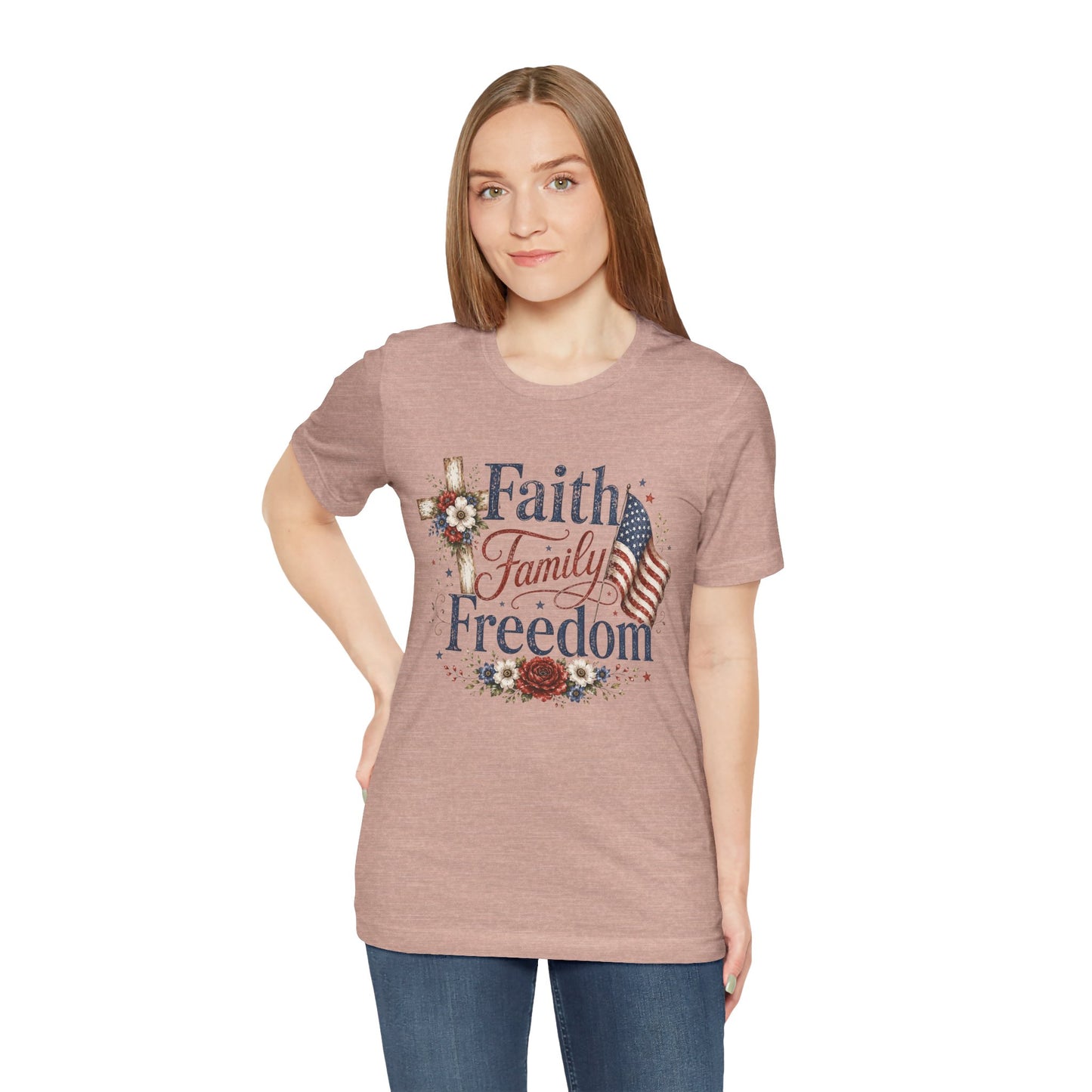 Faith Family Freedom Graphic Tee