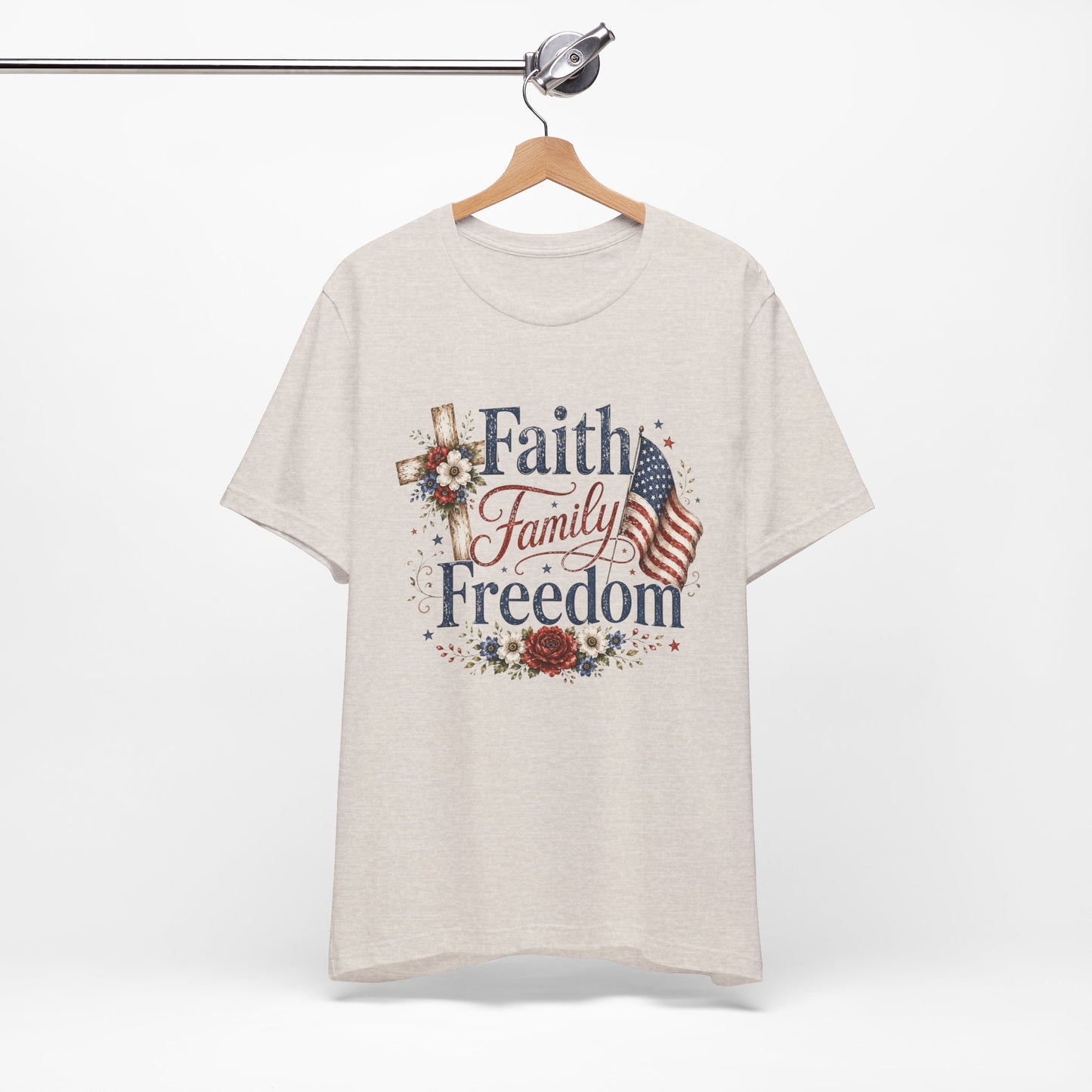 Faith Family Freedom Graphic Tee