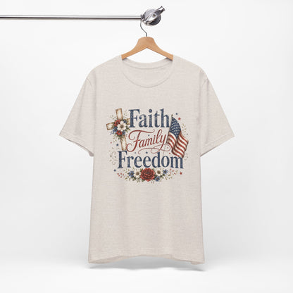 Faith Family Freedom Graphic Tee