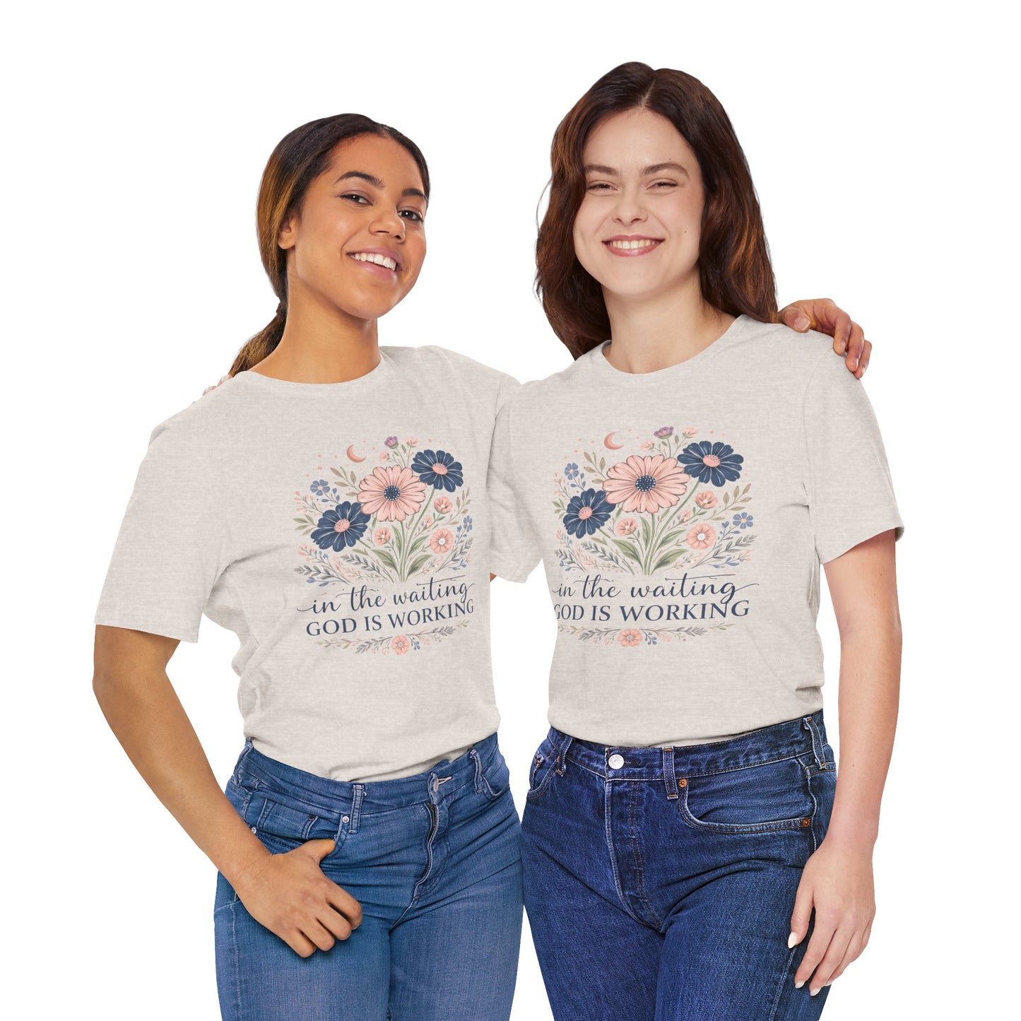 In the Waiting God Is Working Graphic Tee