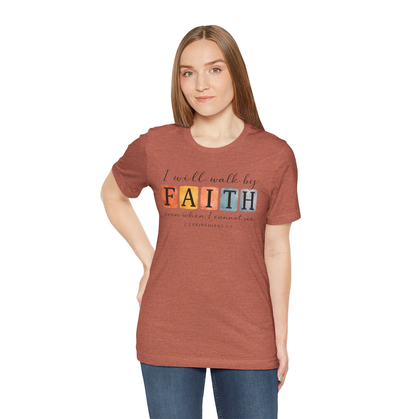 I Will Walk By Faith Graphic Tee