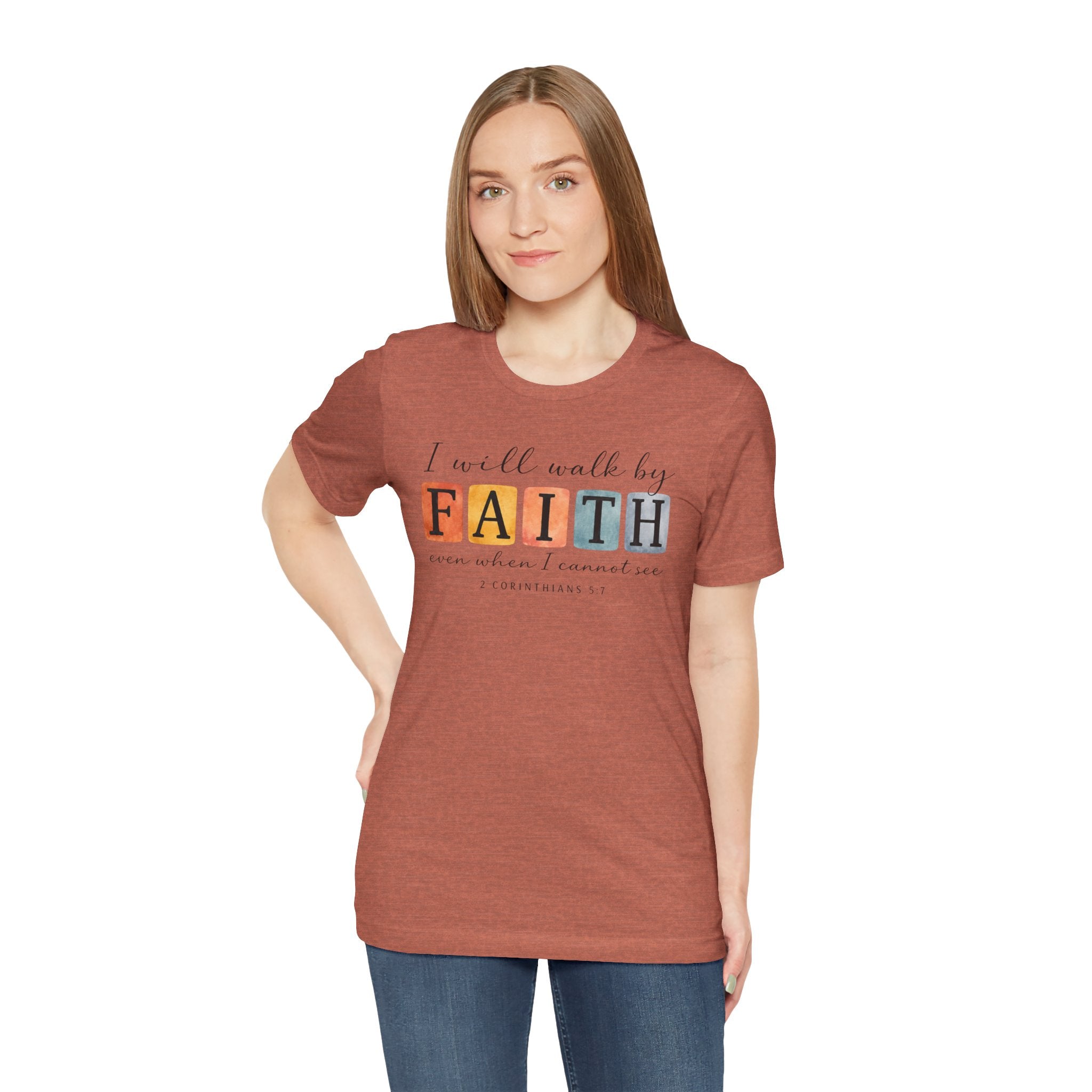 I Will Walk By Faith Graphic Tee
