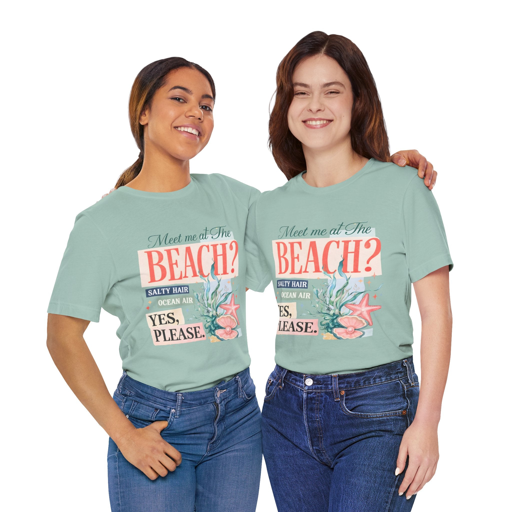 Meet Me At The Beach Coastal Tee