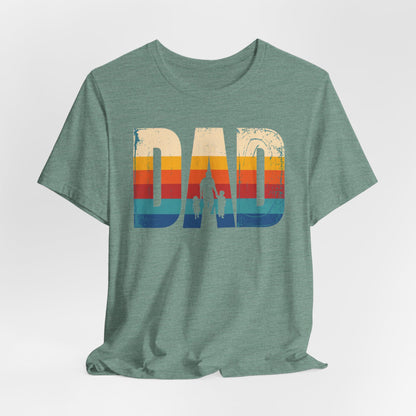Dad Vintage Sunset Graphic Tee