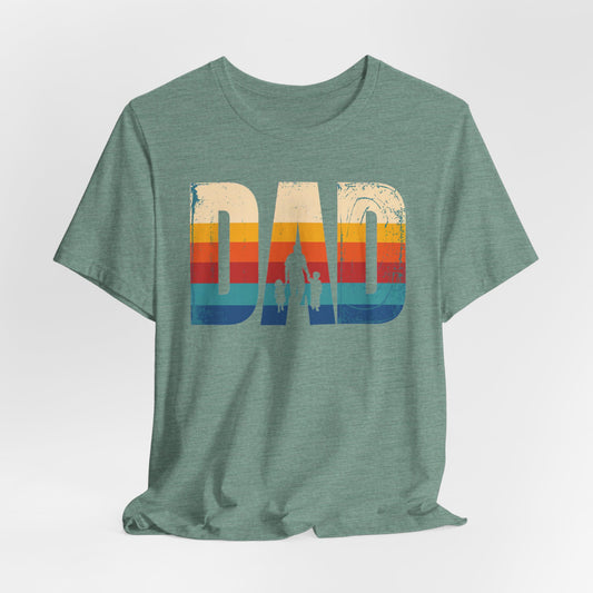 Dad Vintage Sunset Graphic Tee