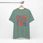 USA Floral Graphic Tee