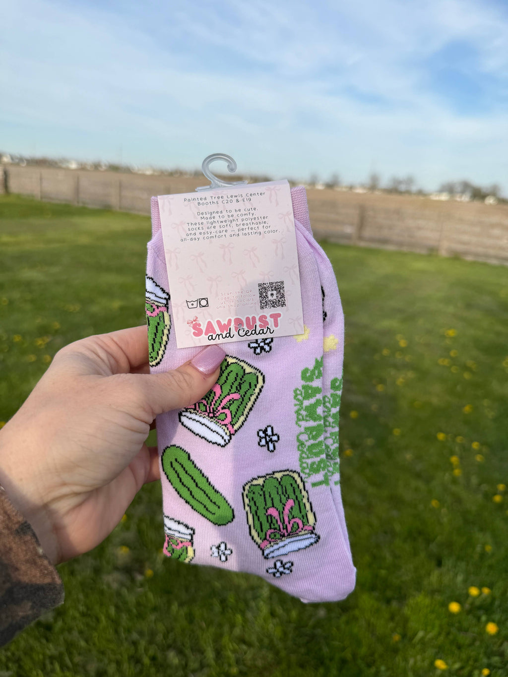 Pickle Lover Crew Socks