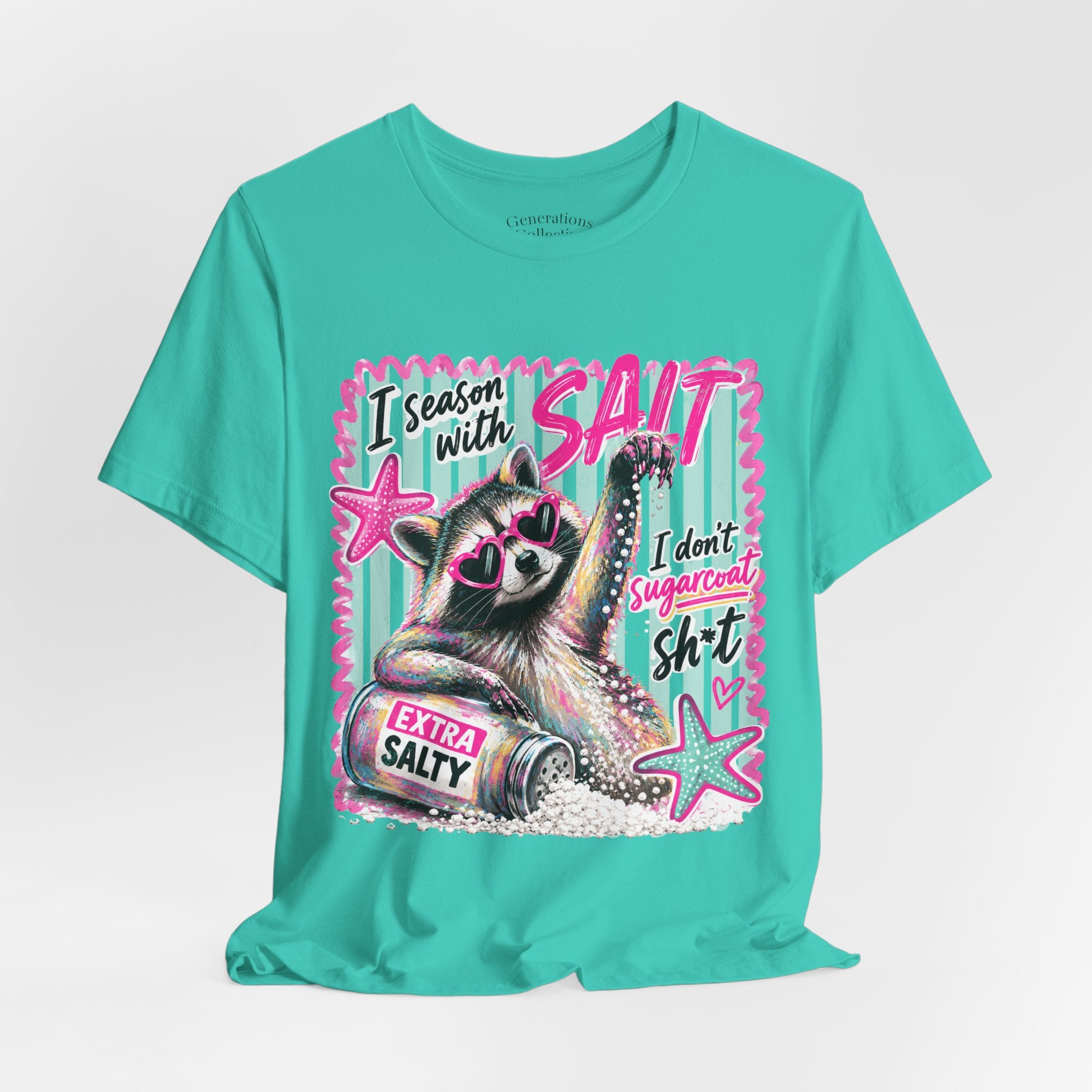 Seasoned With Salt Raccoon Tee