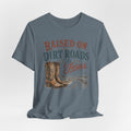 Raised on Dirt Roads & Jesus Graphic Tee