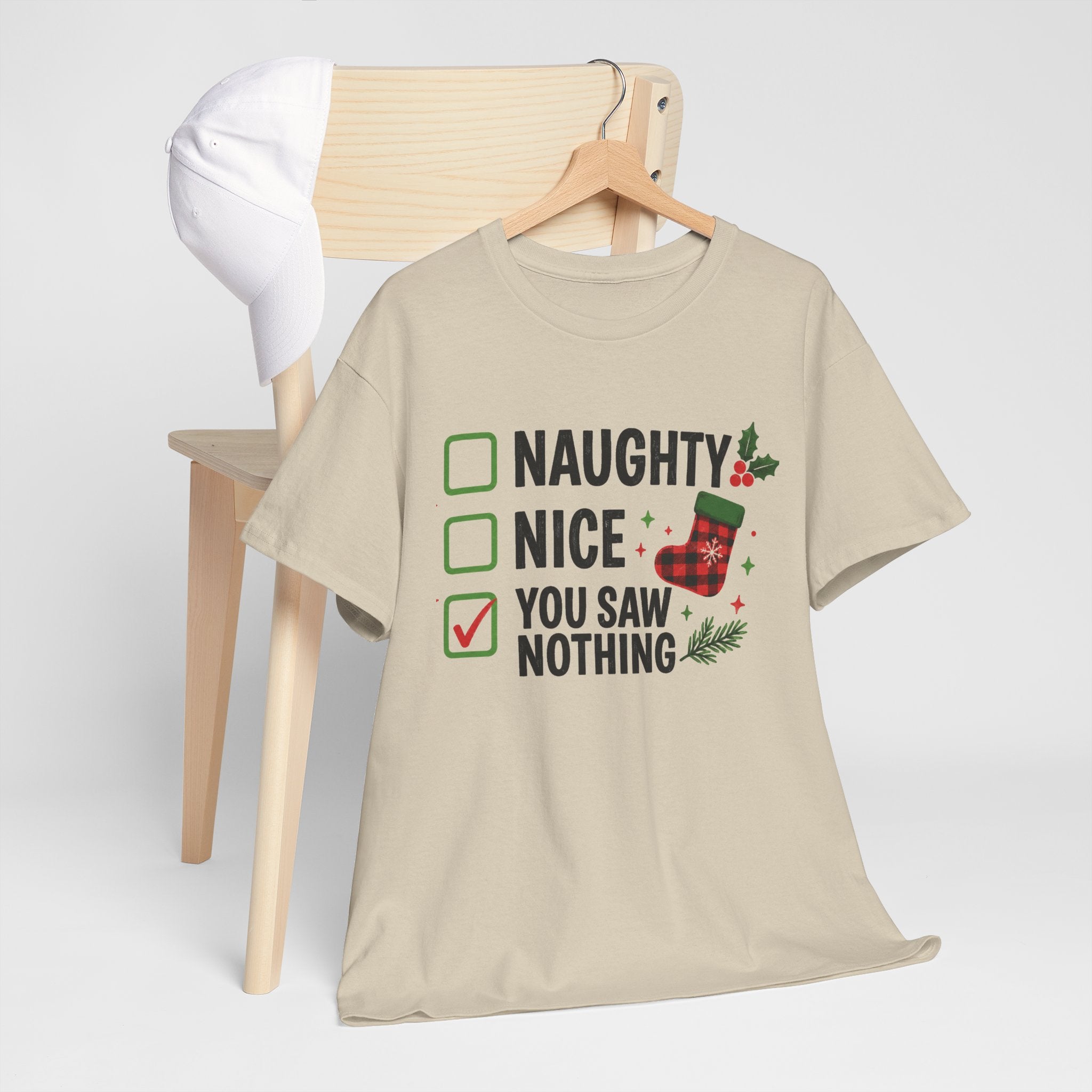 You Saw Nothing Christmas Graphic Tee