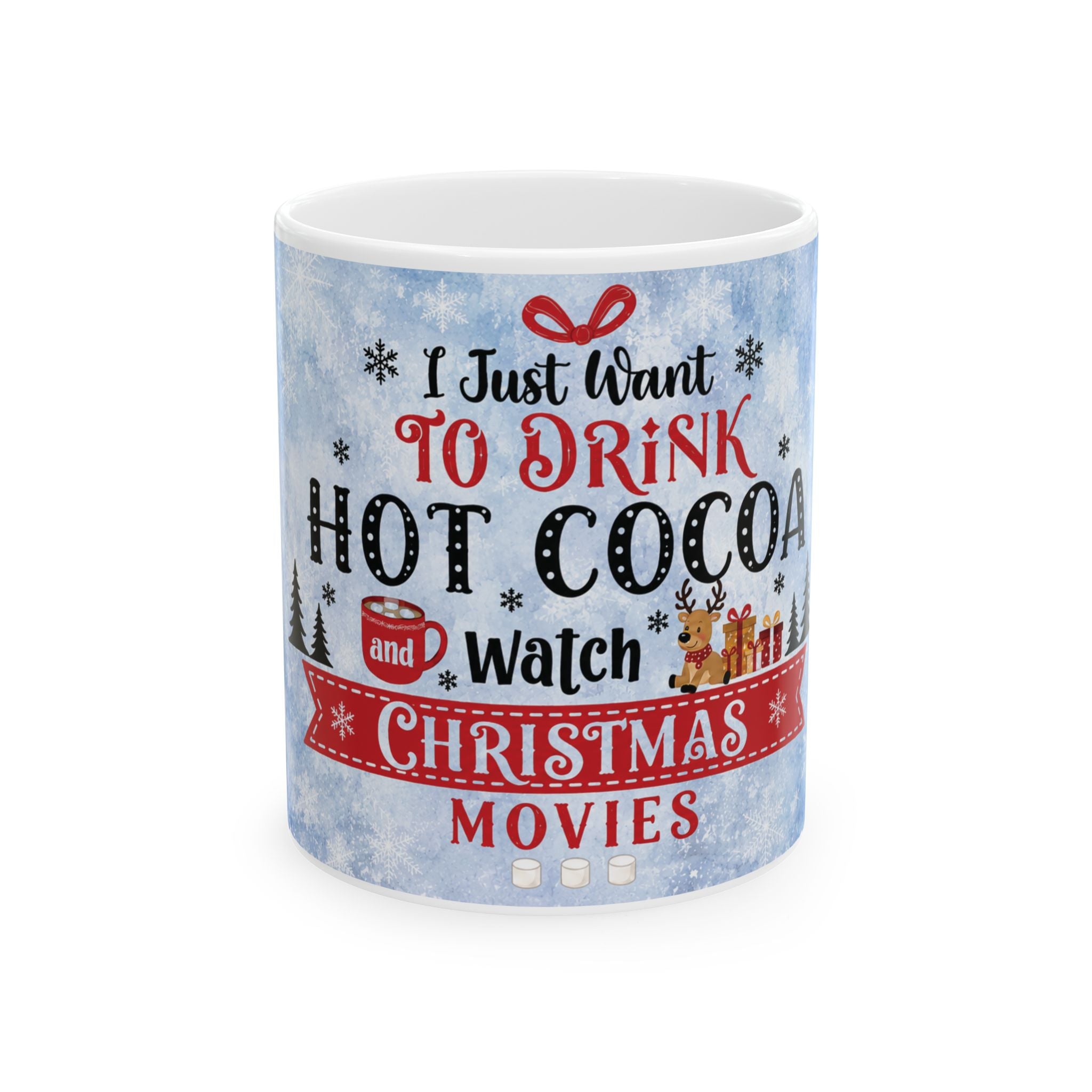 Hot Cocoa & Christmas Movies Mug