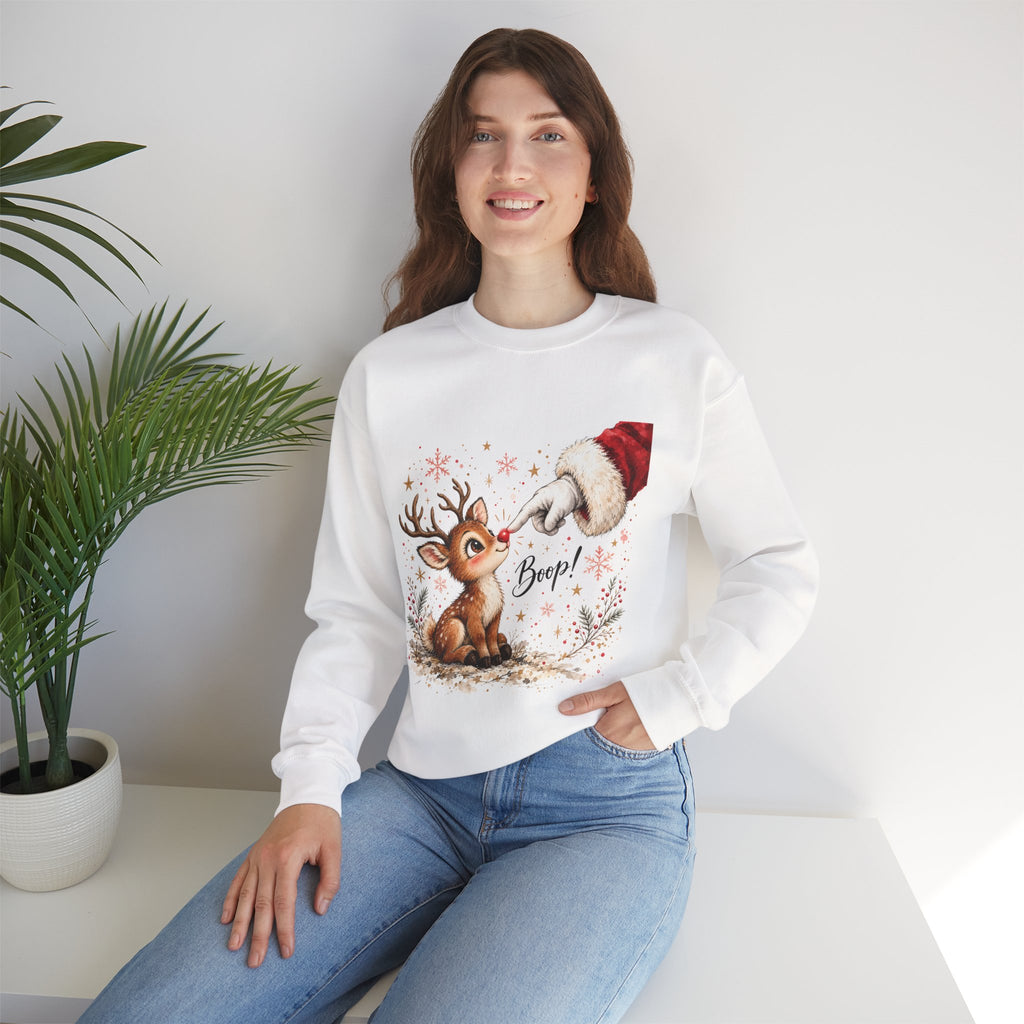 Santa’s Reindeer Boop Sweatshirt