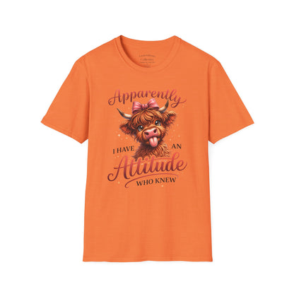 Apparently I Have An Attitude Graphic Tee