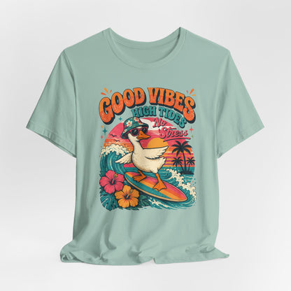 Good Vibes High Tides Goose Graphic Tee